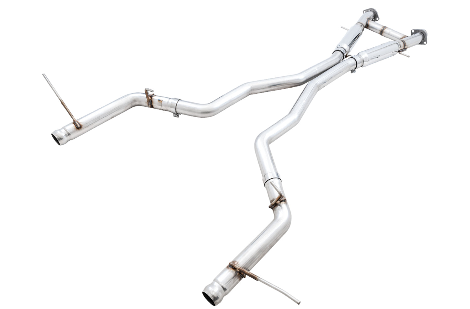 AWE Track Edition Exhaust for Jeep Grand Cherokee SRT and Trackhawk - for use with stock tips - out of package