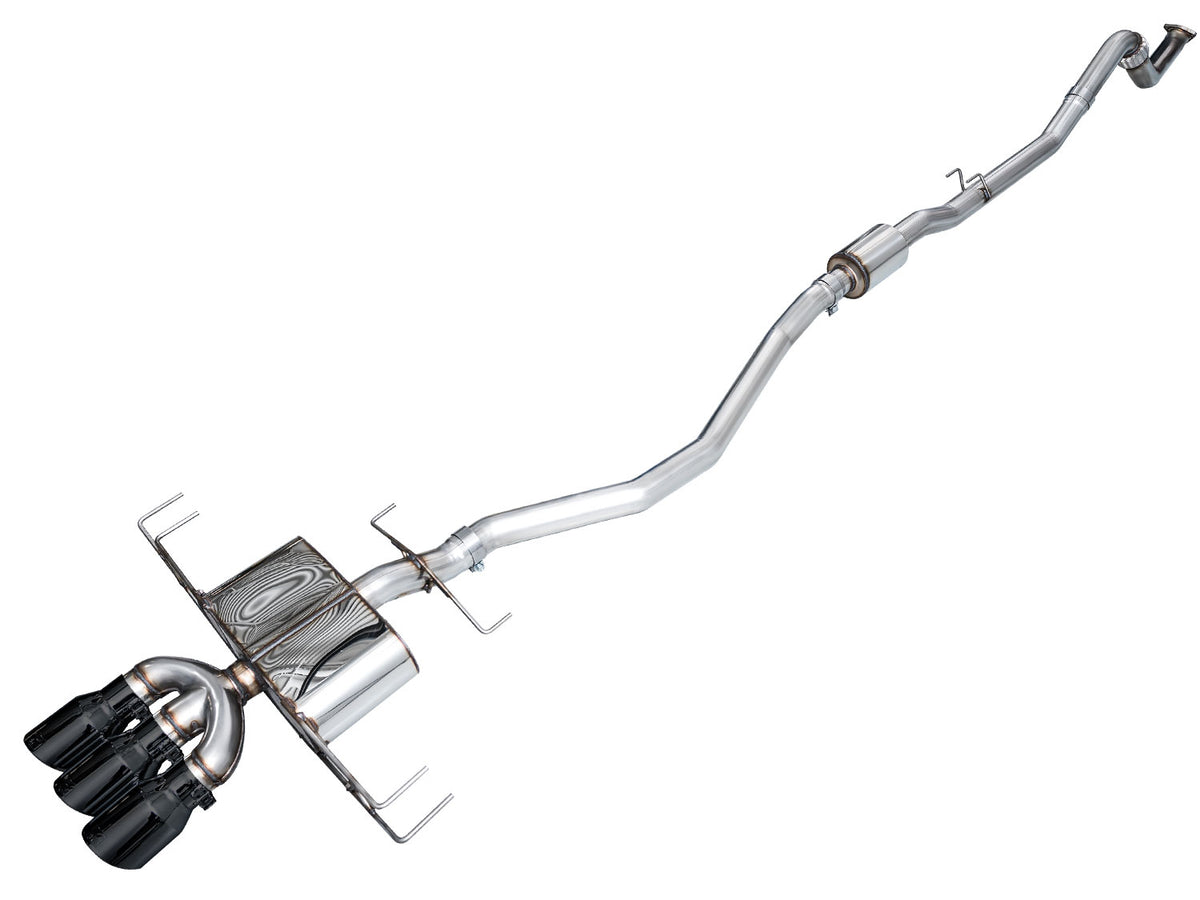 AWE Touring Edition Exhaust for DE5 Integra Type-S - Triple Diamond Black Tips - Primary