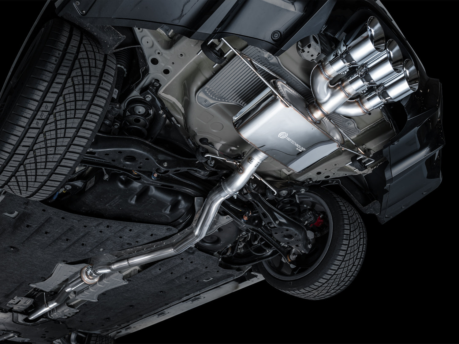 AWE Touring Edition Exhaust for DE5 Integra Type-S - Triple Chrome Silver Tips - Mounted
