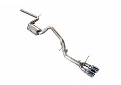 AWE Track Edition Exhaust for VW MK7 Golf SportWagen - Diamond Black Tips (90mm) - Primary