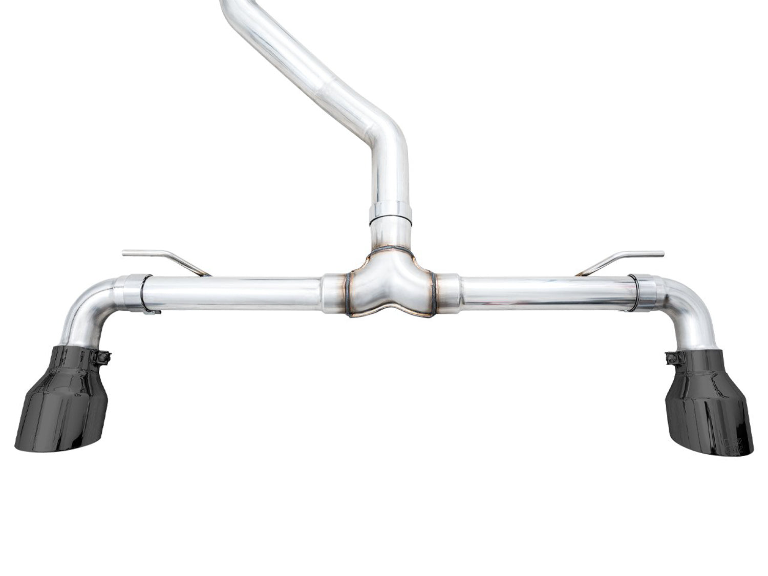 AWE Track Edition Exhaust for VW MK8 GTI - Diamond Black Tips - out of package