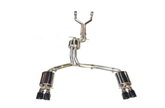 AWE Touring Edition Exhaust for Audi C7 S6 4.0T - Diamond Black Tips - Primary