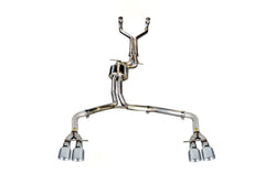 AWE Track Edition Exhaust for Audi C7 S7 4.0T - Chrome Silver Tips - Primary