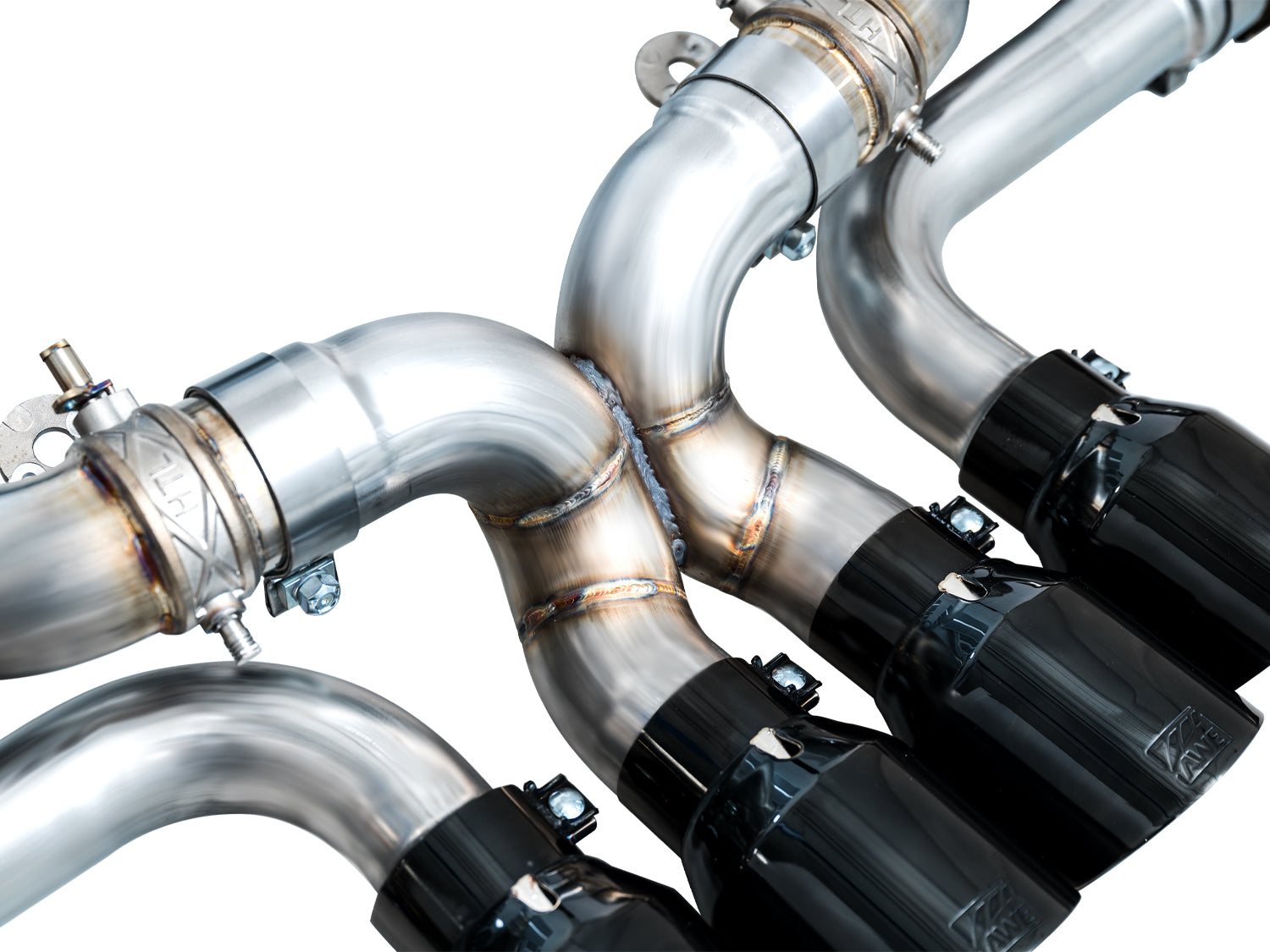 AWE SwitchPath Exhaust for C8 Corvette Z06 - Diamond Black Tips - out of package