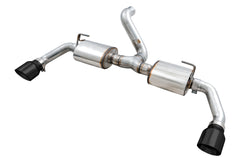 AWE Tread Edition Axleback Dual Exhaust for Jeep JL/JLU 3.6L/2.0T - Diamond Black Tips - Primary