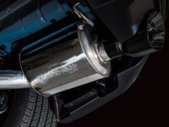 AWE Touring Edition Exhaust for S650 Ford Mustang GT Fastback - Dual Diamond Black Tips - Mounted