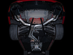 AWE SwitchPath™ Exhaust for C8 Audi RS 6/RS 7 - Diamond Black RS-style Tips - Mounted