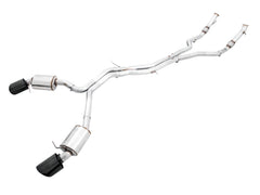 AWE Touring Edition Exhaust for Audi B9.5 RS 5 Coupe - Diamond Black RS-style Tips - Primary
