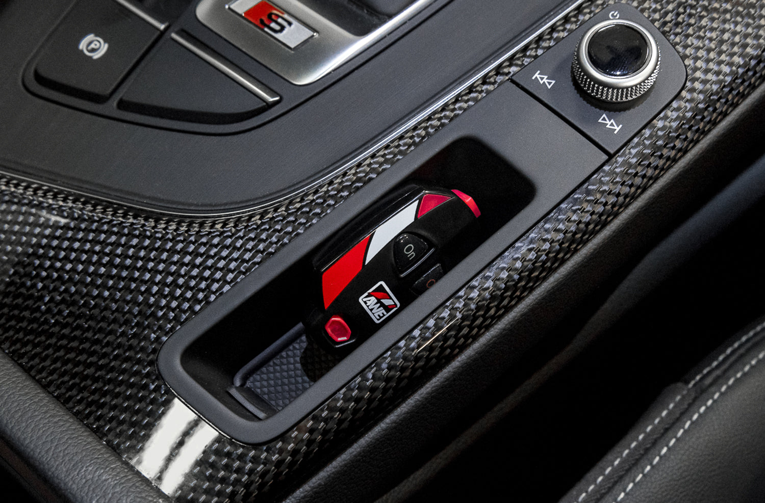 AWE SwitchPath™ Exhaust for Audi B9 S5 Coupe - Diamond Black 102mm Tips - out of package