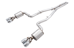 AWE Touring Edition Exhaust for 17+ Challenger 5.7 - Chrome Silver Quad Tips - Primary