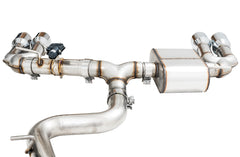 AWE SwitchPath™ Exhaust for Audi 8V S3 - Chrome Silver Tips, 102mm - out of package