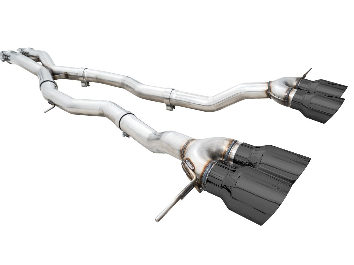 AWE Track Edition Catback Exhaust for BMW G8X M3/M4 - Diamond Black Tips - out of package