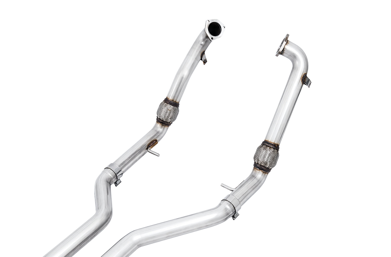 AWE Track Edition Exhaust for Audi B9 S5 Sportback - Non-Resonated - Chrome Silver 102mm Tips - out of package