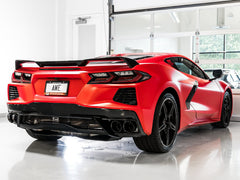 AWE Track Edition Exhaust for C8 Corvette -- Diamond Black Tips - out of package