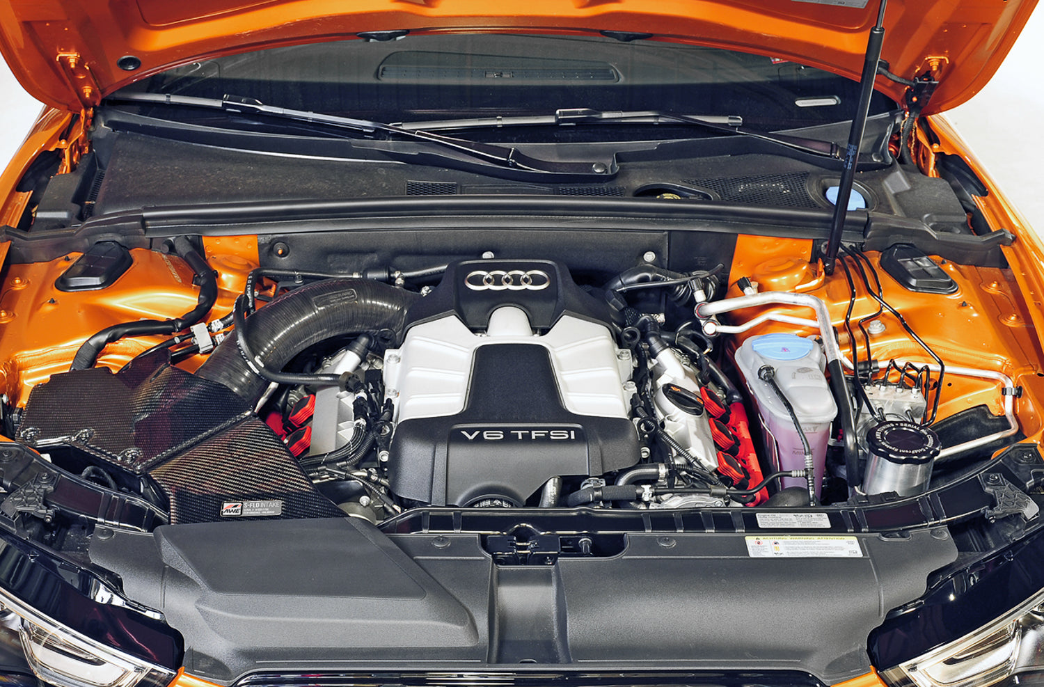 AWE S-FLO Carbon Intake for Audi B8 3.0T / 3.2L - Mounted