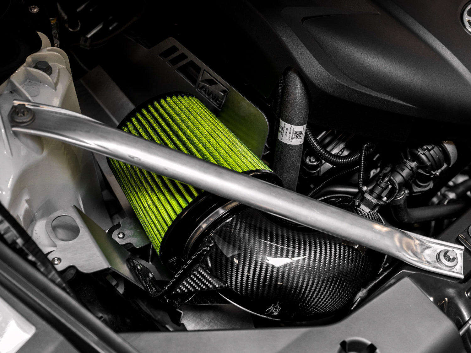 AWE S-FLO Carbon Intake for 2020+ GR Supra - Mounted