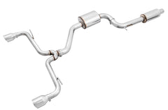 AWE Touring Edition Exhaust for VW MK7.5 GTI - Chrome Silver Tips - Primary