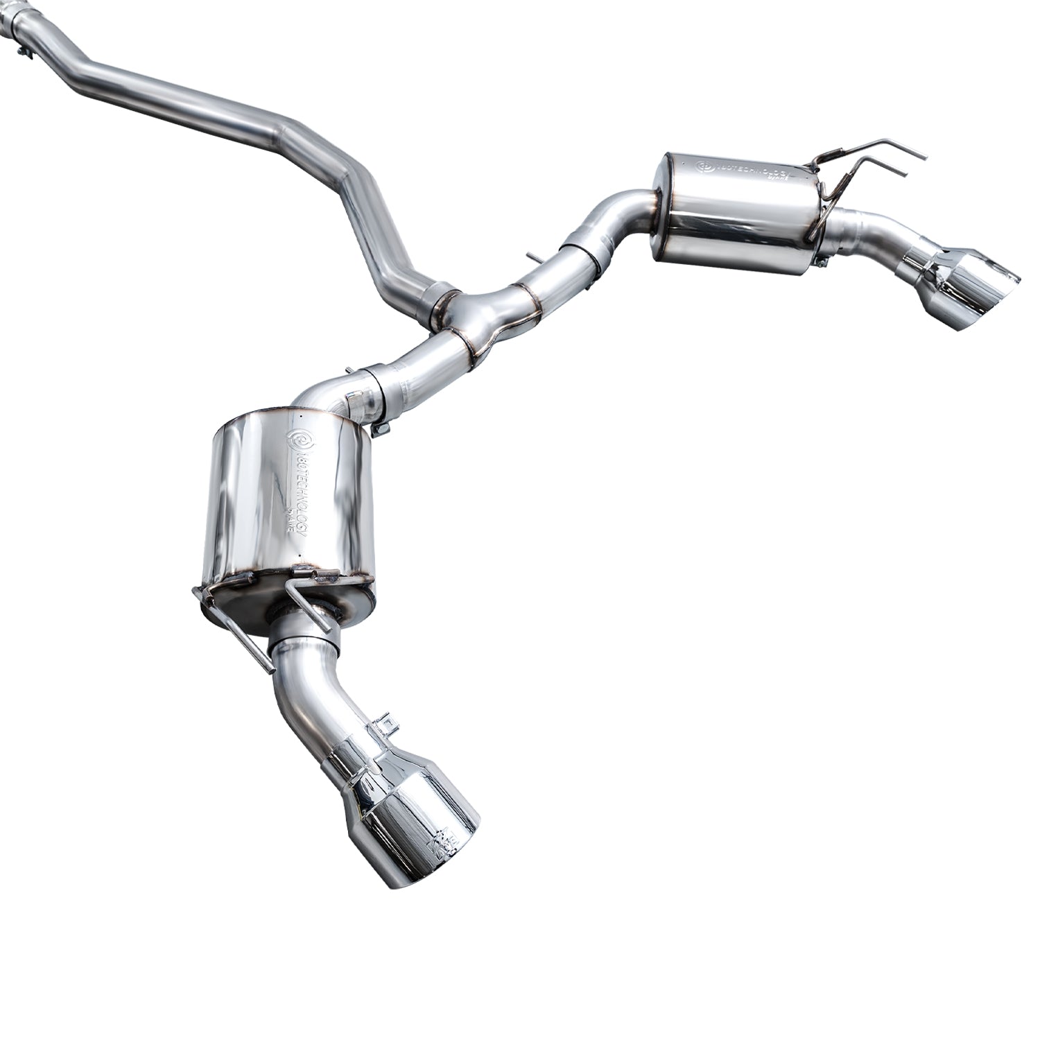 AWE Touring Edition Exhaust for FE1 Civic Si/DE4 Acura Integra - Chrome Silver Tips - out of package