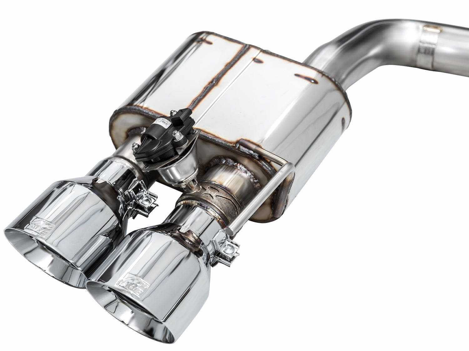 AWE SwitchPath™ Exhaust for S650 Ford Mustang Dark Horse - Quad Chrome Silver Tips - out of package