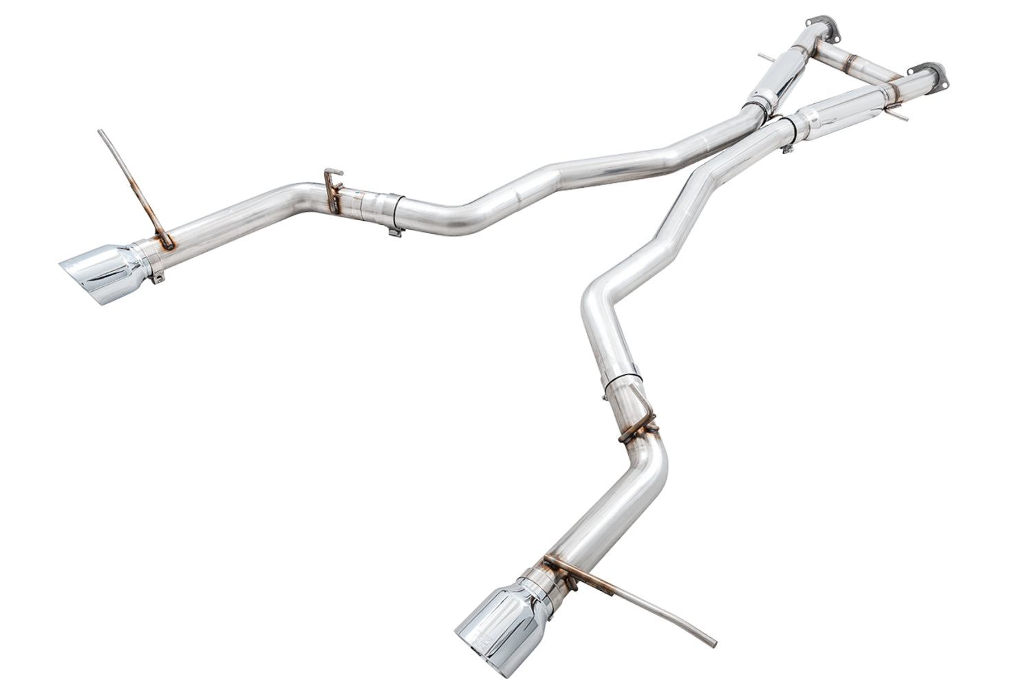 AWE Track Edition Exhaust for Jeep Grand Cherokee SRT - Chrome Silver Tips - Primary
