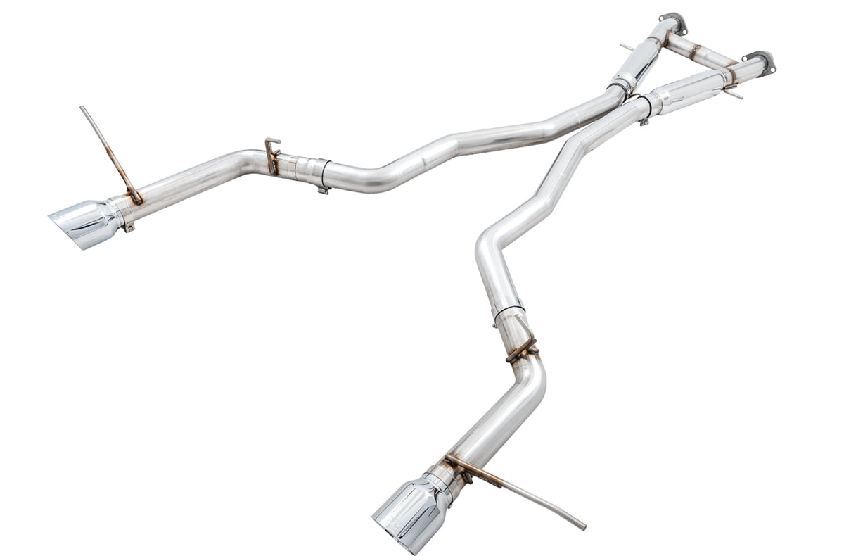 AWE Track Edition Exhaust for Jeep Grand Cherokee SRT - Chrome Silver Tips - Primary