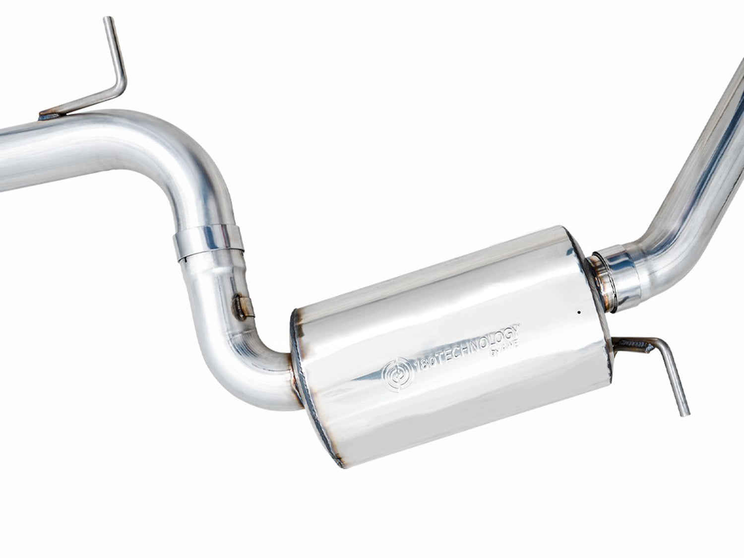 AWE Touring Edition Exhaust for VW MK8 GTI - Chrome Silver Tips - Close Up