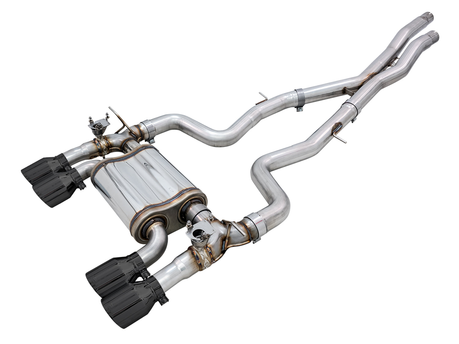 AWE SwitchPath™ Catback Exhaust for BMW F8X M3/M4 - Diamond Black - Primary