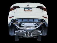AWE Touring Edition Exhaust for MK7 Jetta GLI w/ High Flow Downpipe (not included) - Diamond Black Tips - Mounted