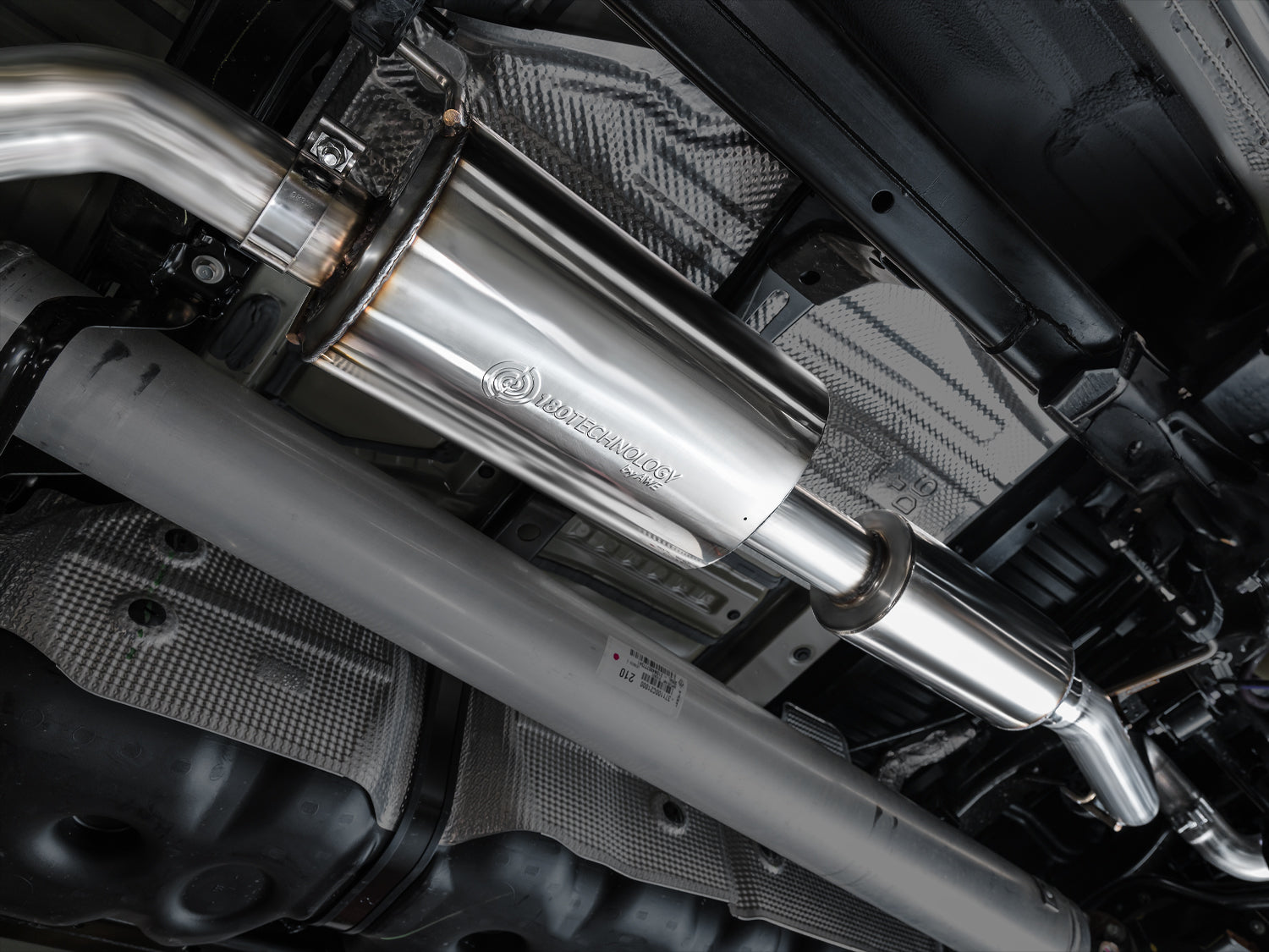 AWE 0FG Exhaust for 3rd Gen Toyota Tundra - BashGuard™ Only - Mounted