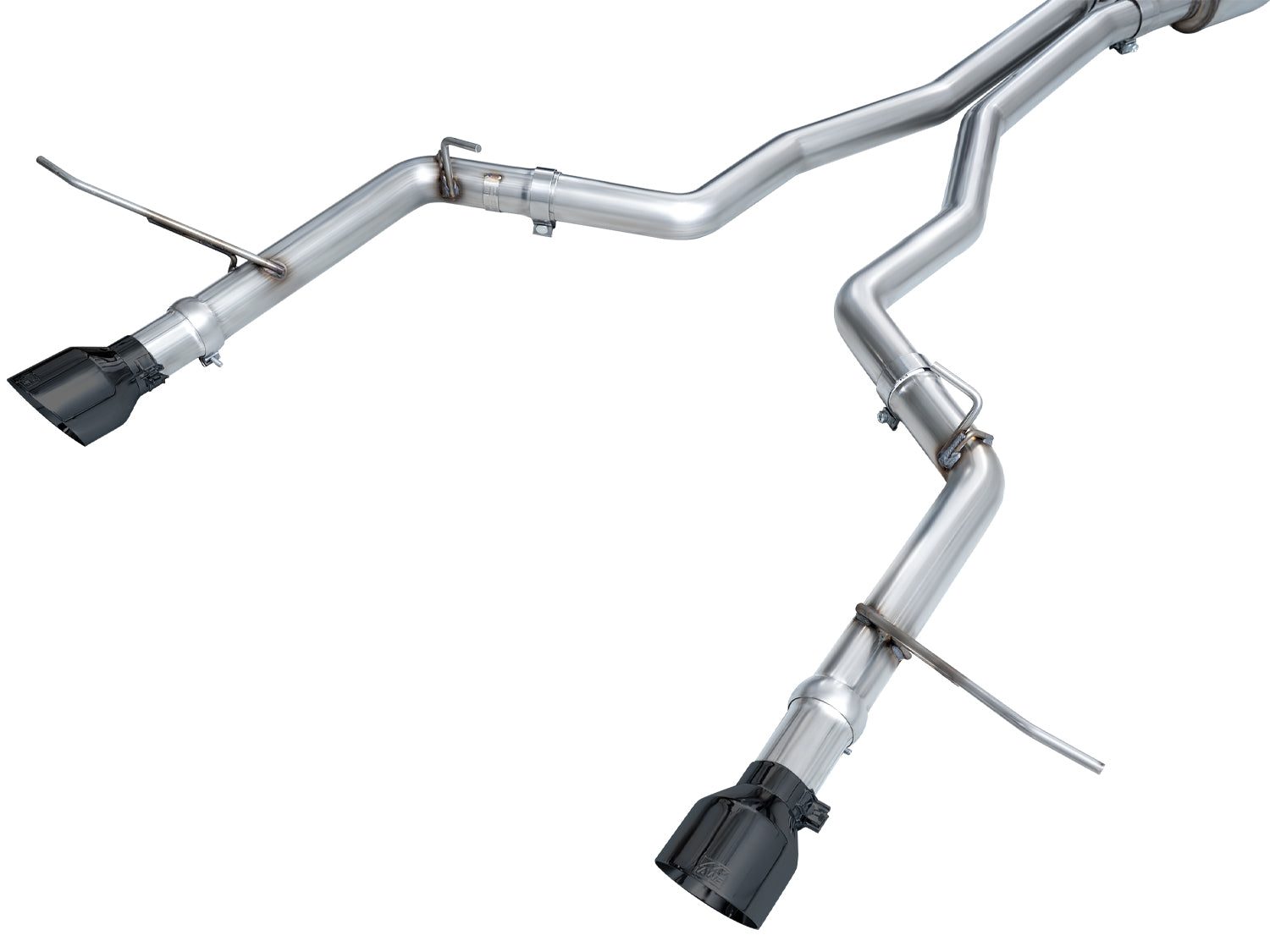 AWE Track Edition Exhaust for Dodge Durango 3.6 / 5.7 - Diamond Black Tips - out of package
