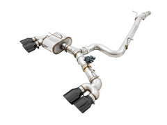 AWE SwitchPath™ Exhaust for MK7.5 Golf R - Diamond Black Tips, 102mm - Primary