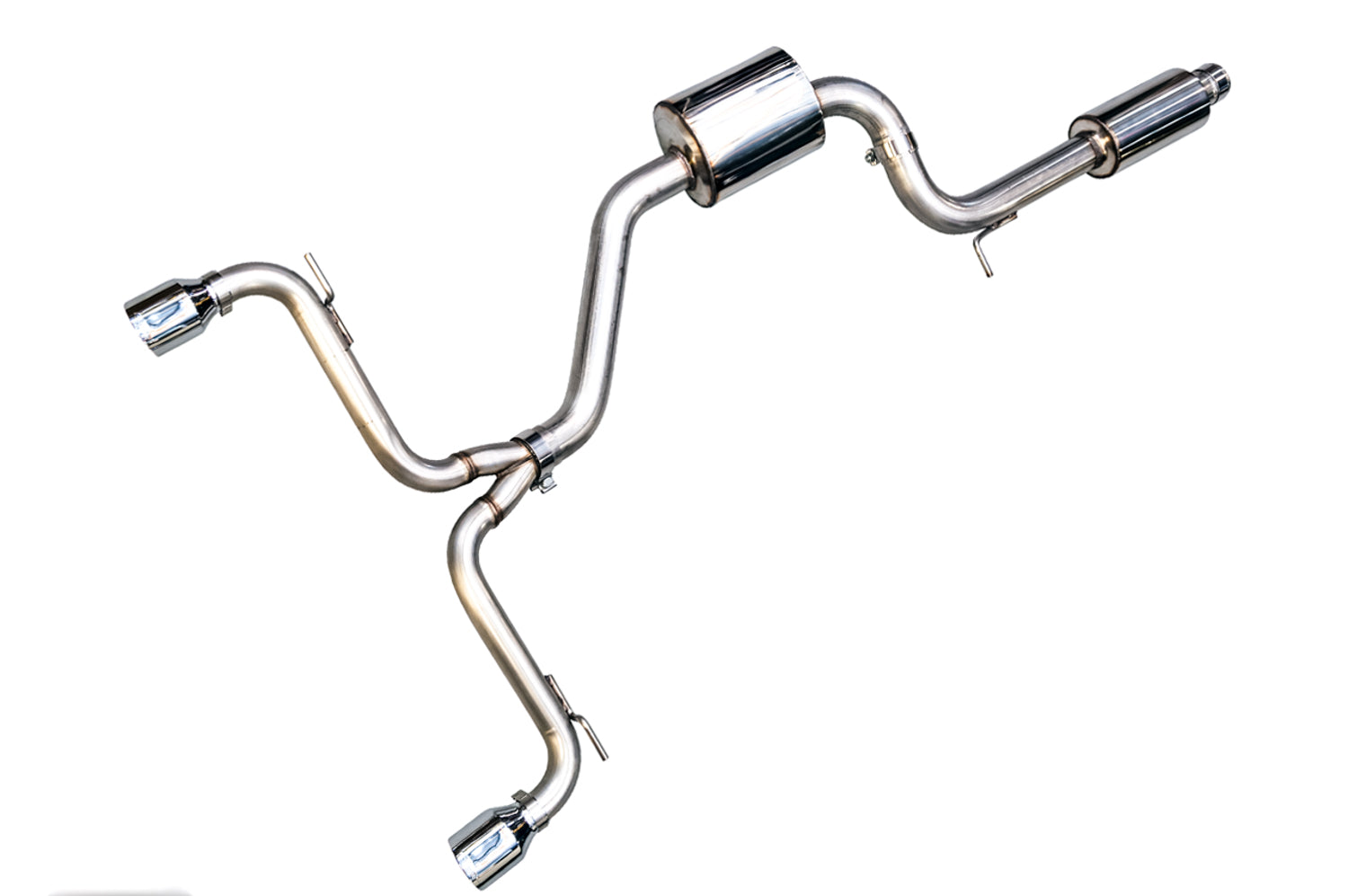 AWE Touring Edition Exhaust for VW MK7 GTI - Chrome Silver Tips - Primary