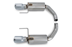 AWE Touring Edition Axle-back Exhaust for S550 Mustang EcoBoost - Chrome Silver Tips - out of package