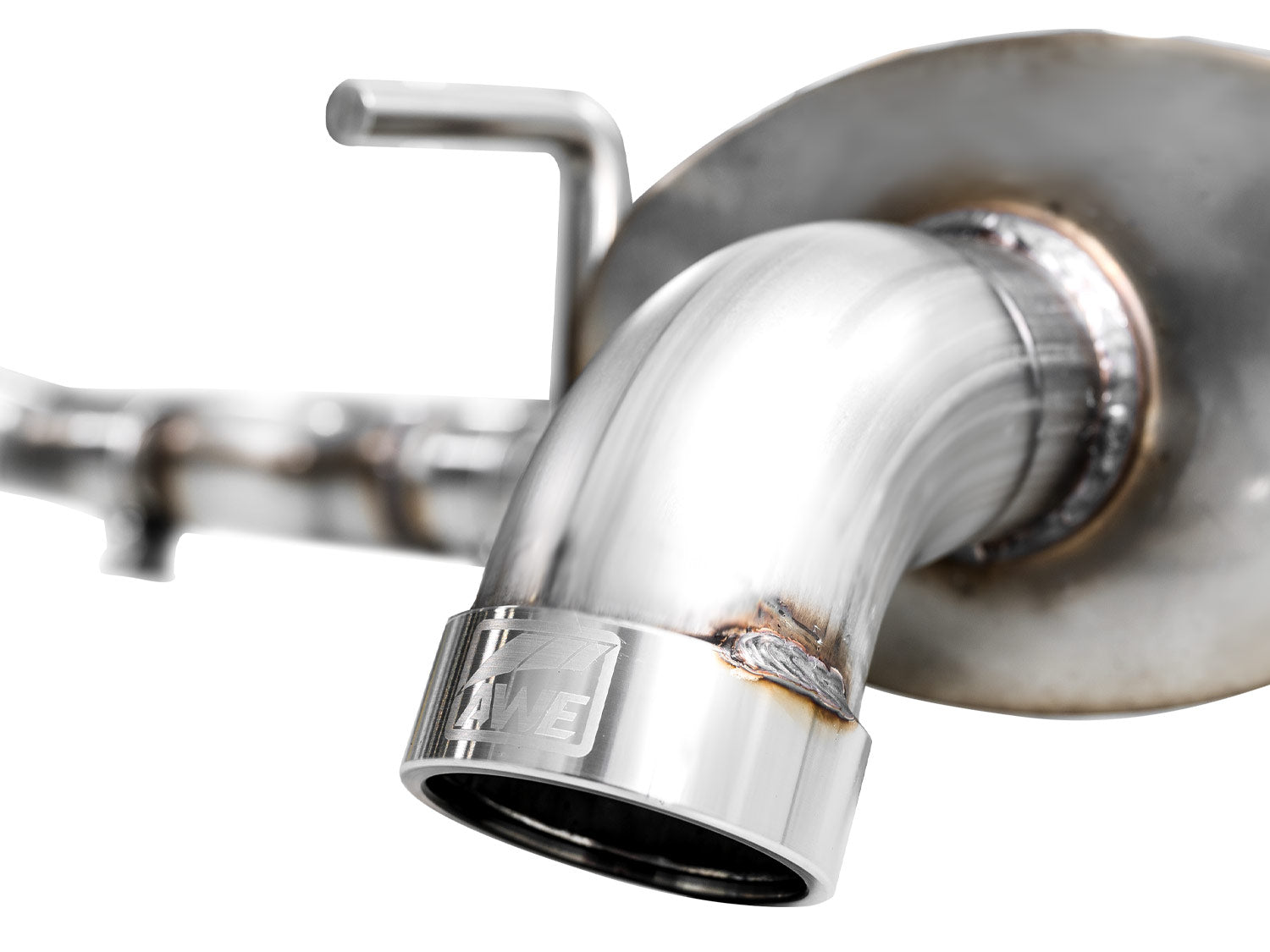 AWE 0FG Exhaust for Subaru Outback 2.4T - Dual BashGuards - out of package