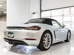 AWE Touring Edition Exhaust for Porsche 718 Boxster / Cayman - Diamond Black Tips - Mounted