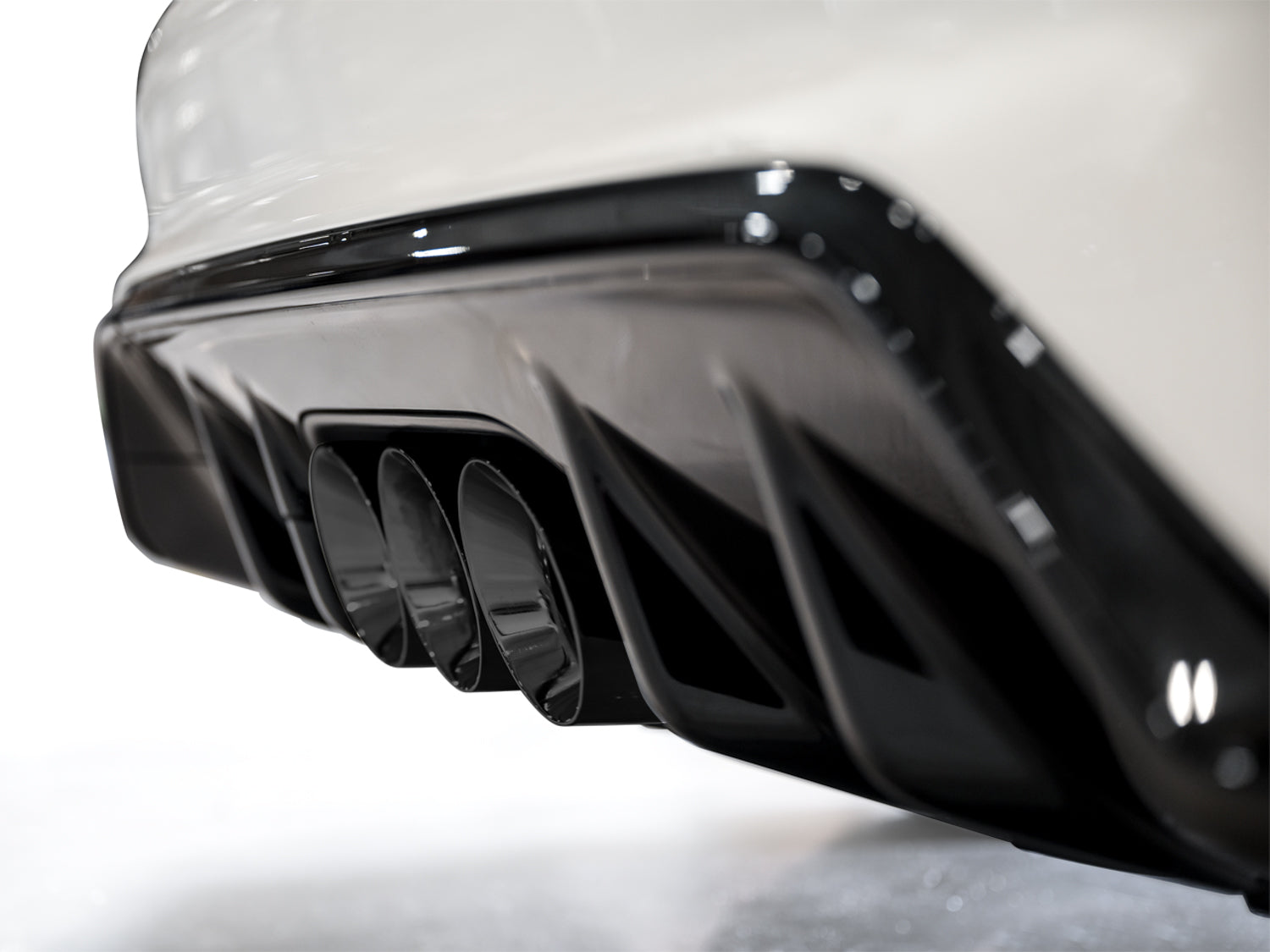 AWE Track Edition Exhaust for FL5 Civic Type R - Triple Diamond Black Tips - Mounted
