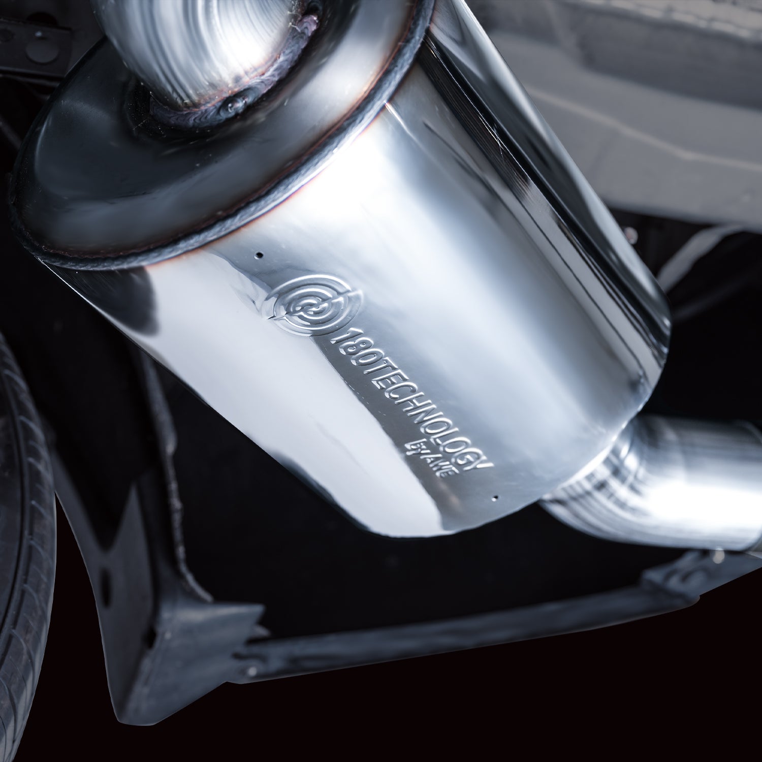 AWE Touring Edition Exhaust for FE1 Civic Si/DE4 Acura Integra - Chrome Silver Tips - Mounted