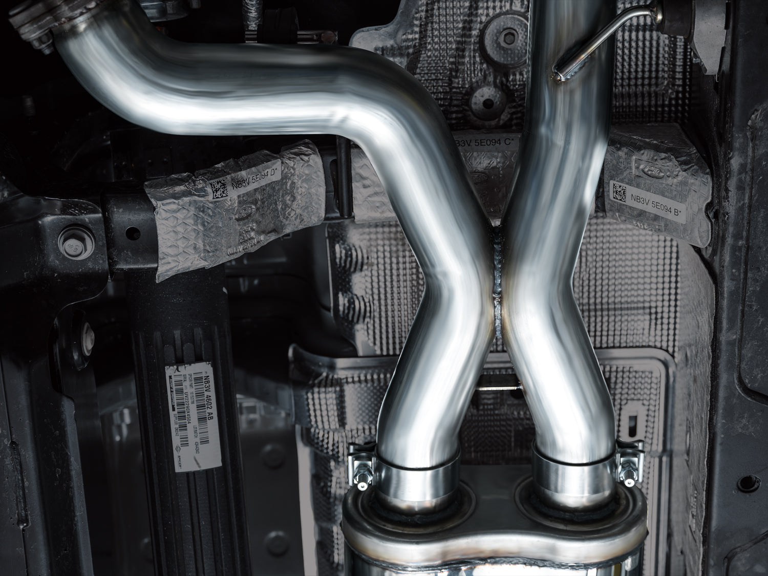 AWE SwitchPath Exhaust for Ford Bronco Raptor - Dual BashGuards - Mounted
