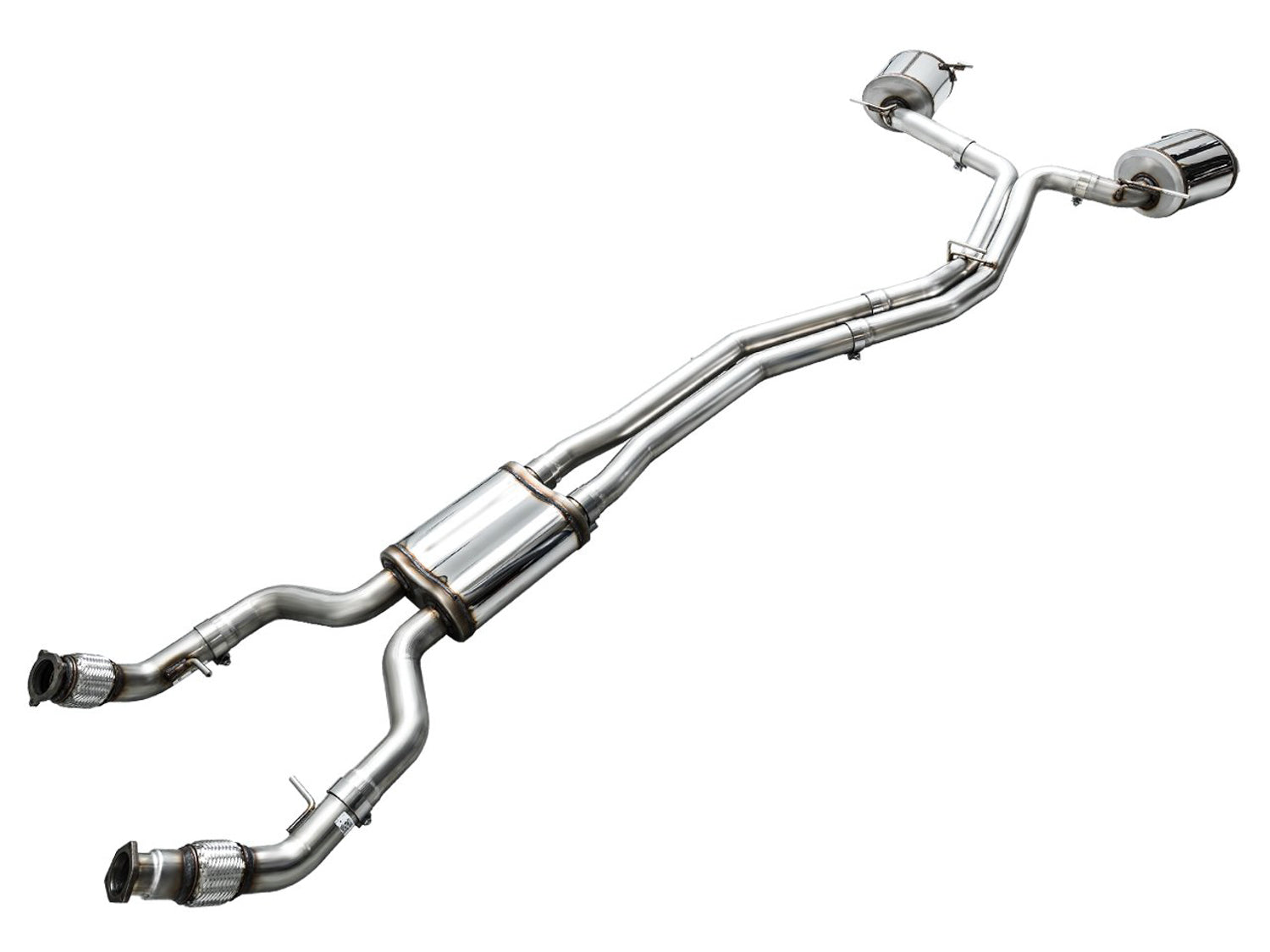 AWE Touring Edition Exhaust for Audi C8 A6/A7 - Turndowns - out of package