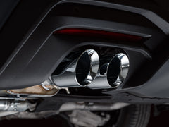 AWE SwitchPath™ Exhaust for S650 Ford Mustang GT Fastback - Quad Chrome Silver Tips - Mounted