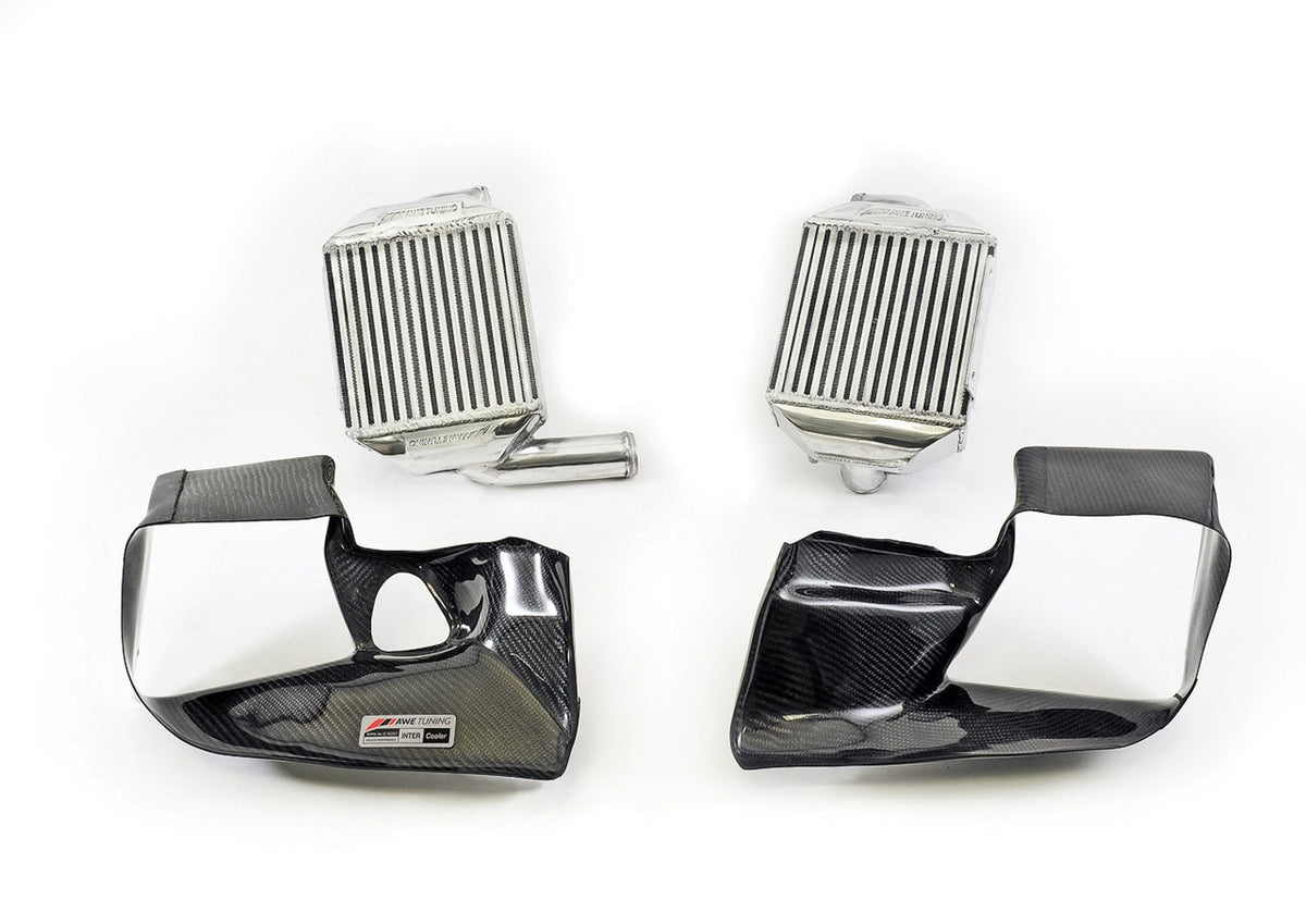 AWE Performance Intercooler Kit for Audi 2.7T - with Carbon Fiber Shrouds - Primary