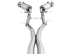 AWE Touring Edition Cat-back Exhaust for Gen6 Camaro SS / ZL1 / LT1 - Resonated - Chrome Silver Tips (Quad Outlet) - out of package