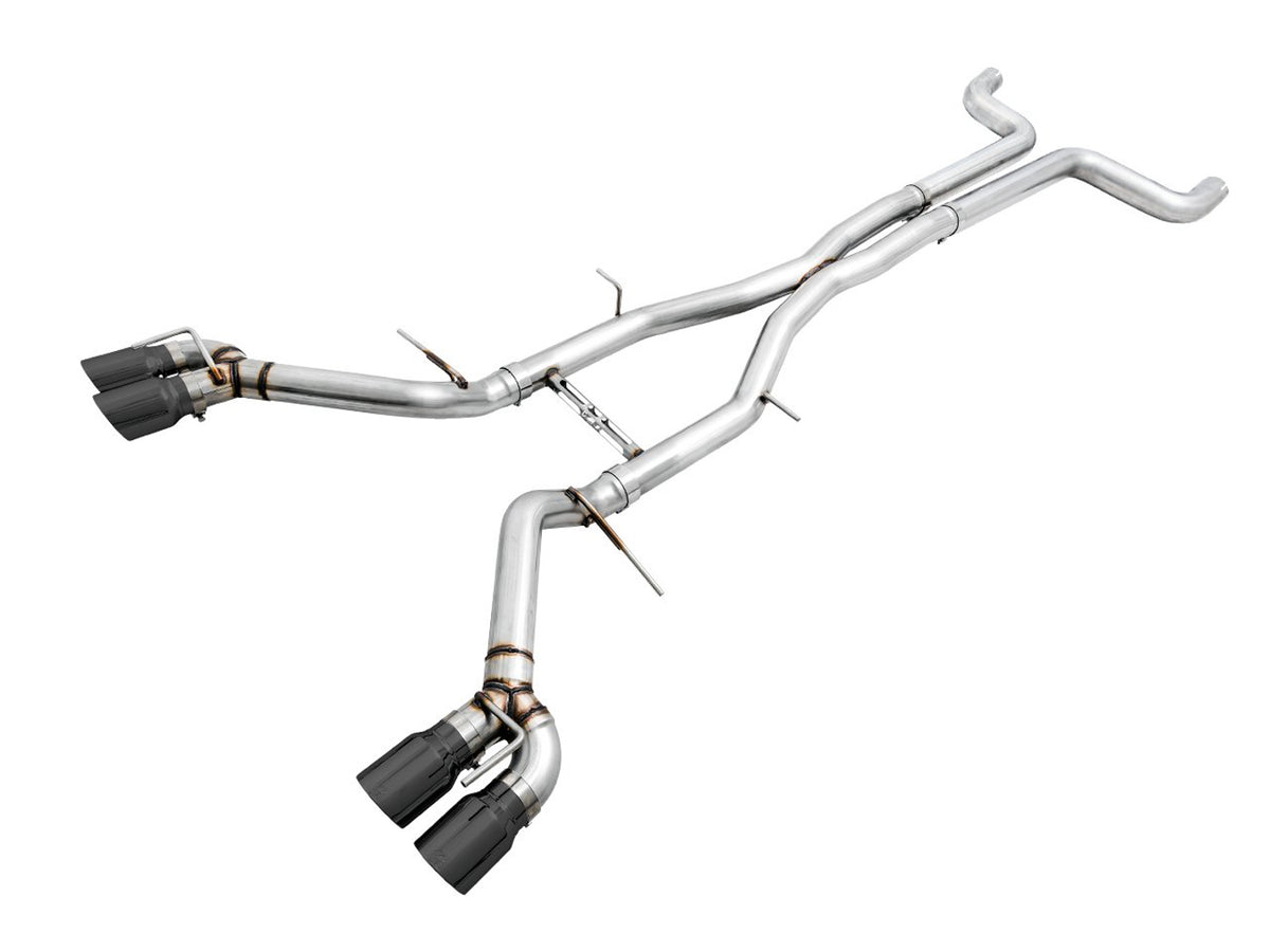 AWE Track Edition Cat-back Exhaust for Gen6 Camaro SS / ZL1 / LT1 - Non-Resonated - Diamond Black Tips (Quad Outlet) - Primary