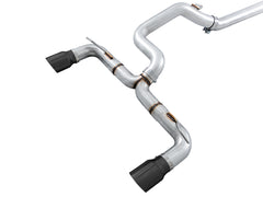 AWE Track Edition Cat-back Exhaust for Ford Focus RS - Diamond Black Tips - Primary