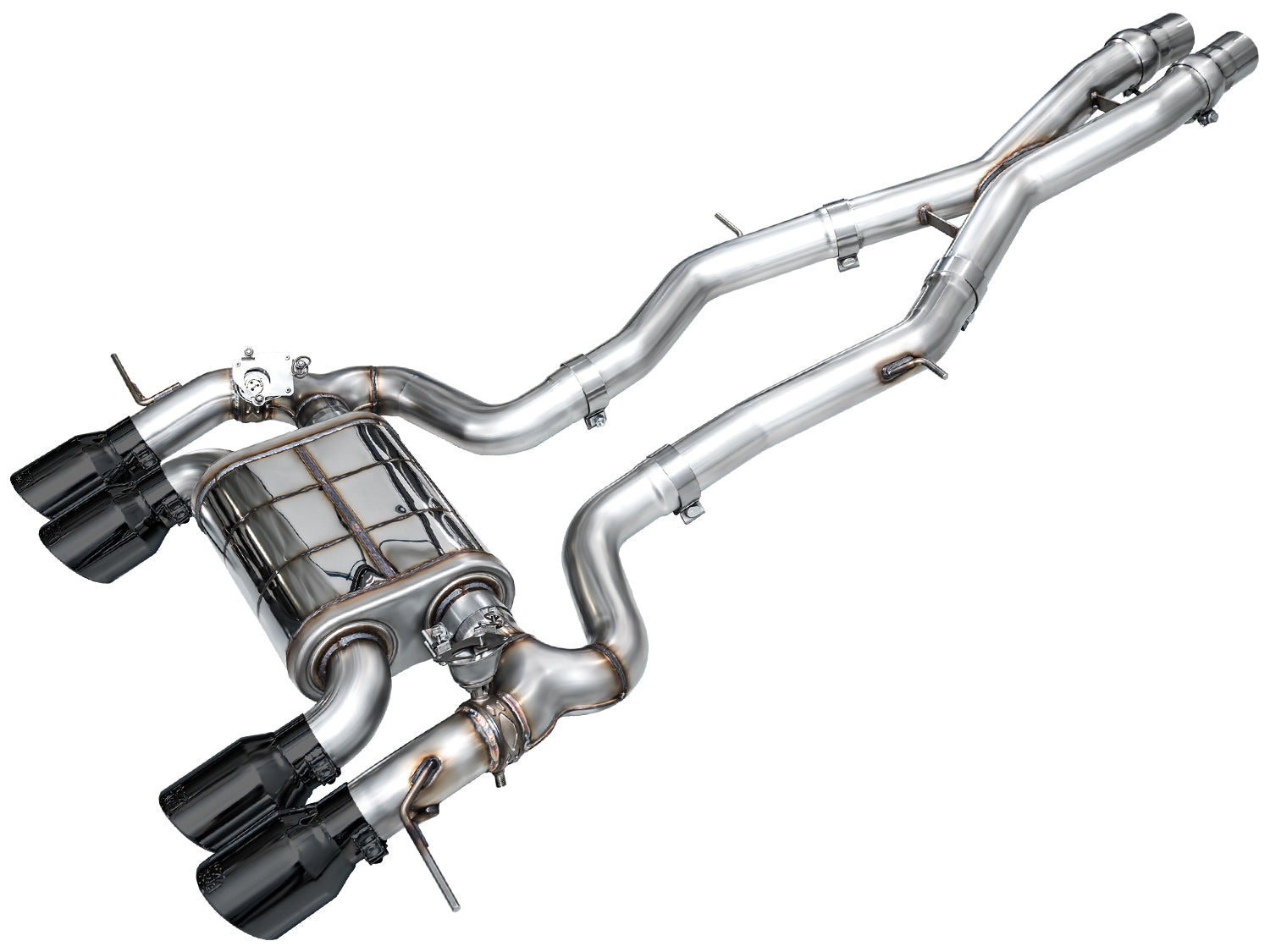 AWE   SwitchPath™ Exhaust for BMW G87 M2 - Diamond Black Tips - Primary