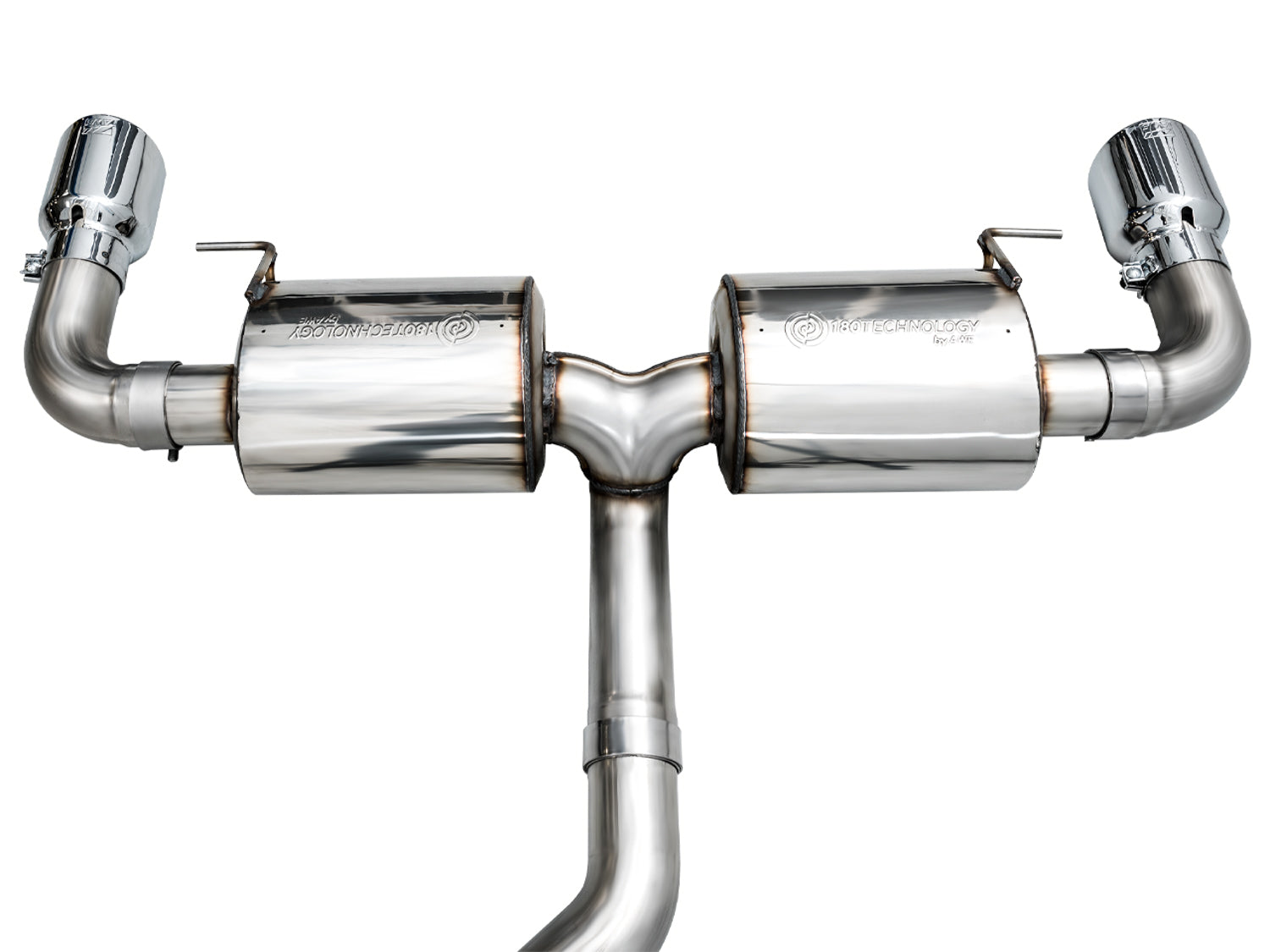 AWE Touring Edition Axle Back Exhaust for BMW G2X 330i/430i - Chrome Silver - out of package
