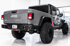 AWE Tread Edition Catback Dual Exhaust for Jeep JT 3.6L - Diamond Black Tips - out of package
