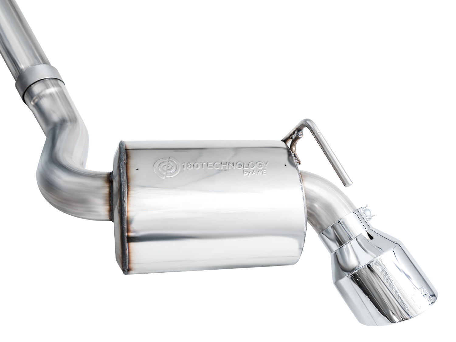 AWE Touring Edition Exhaust for Nissan Z - Chrome Silver Tips - out of package
