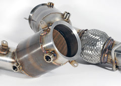 AWE Performance Catalysts for McLaren 3.8TT - 12C / 570 / 600LT / 650 / 675LT - Close Up