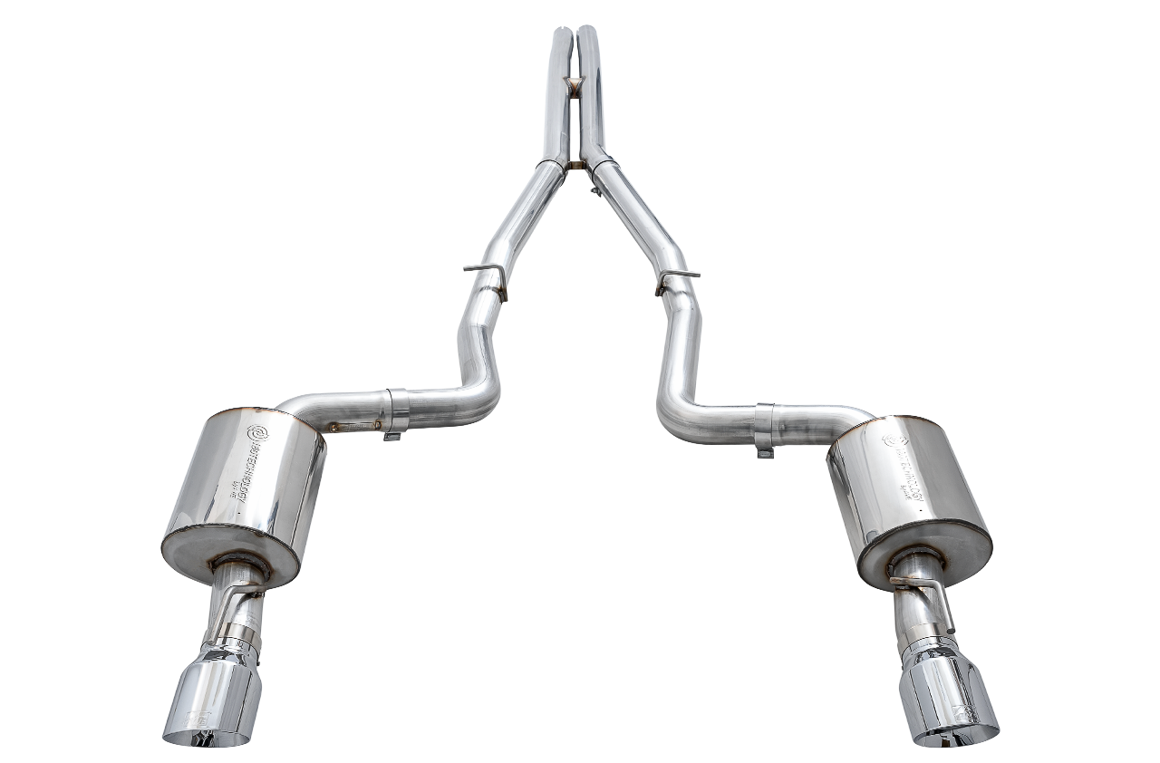 AWE Touring Edition Exhaust for 17+ Charger 5.7 - Chrome Silver Tips - Primary